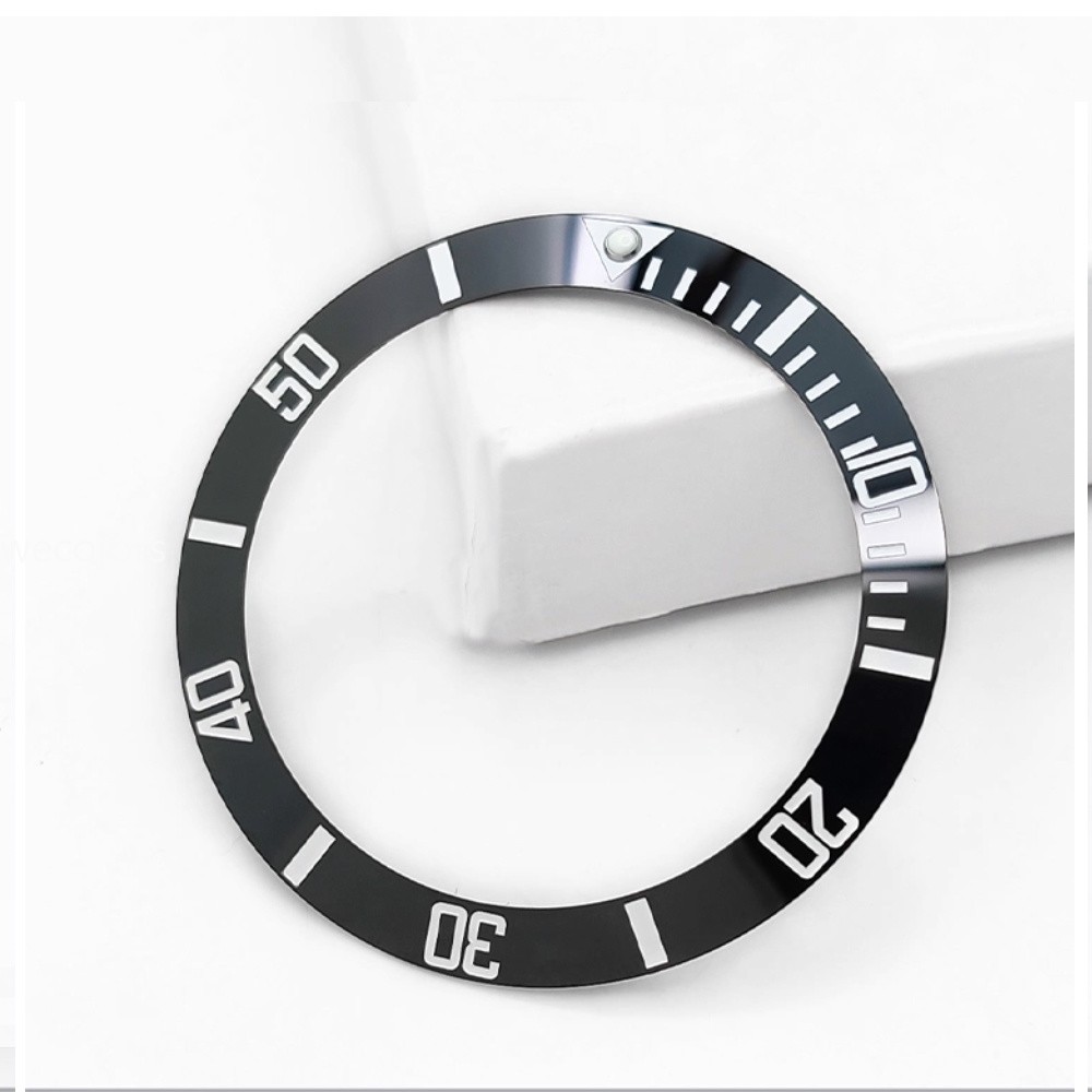 Sloped Blue Black Green Ceramic Watch Bezel Insert for MDV-106 106A 107 Watch