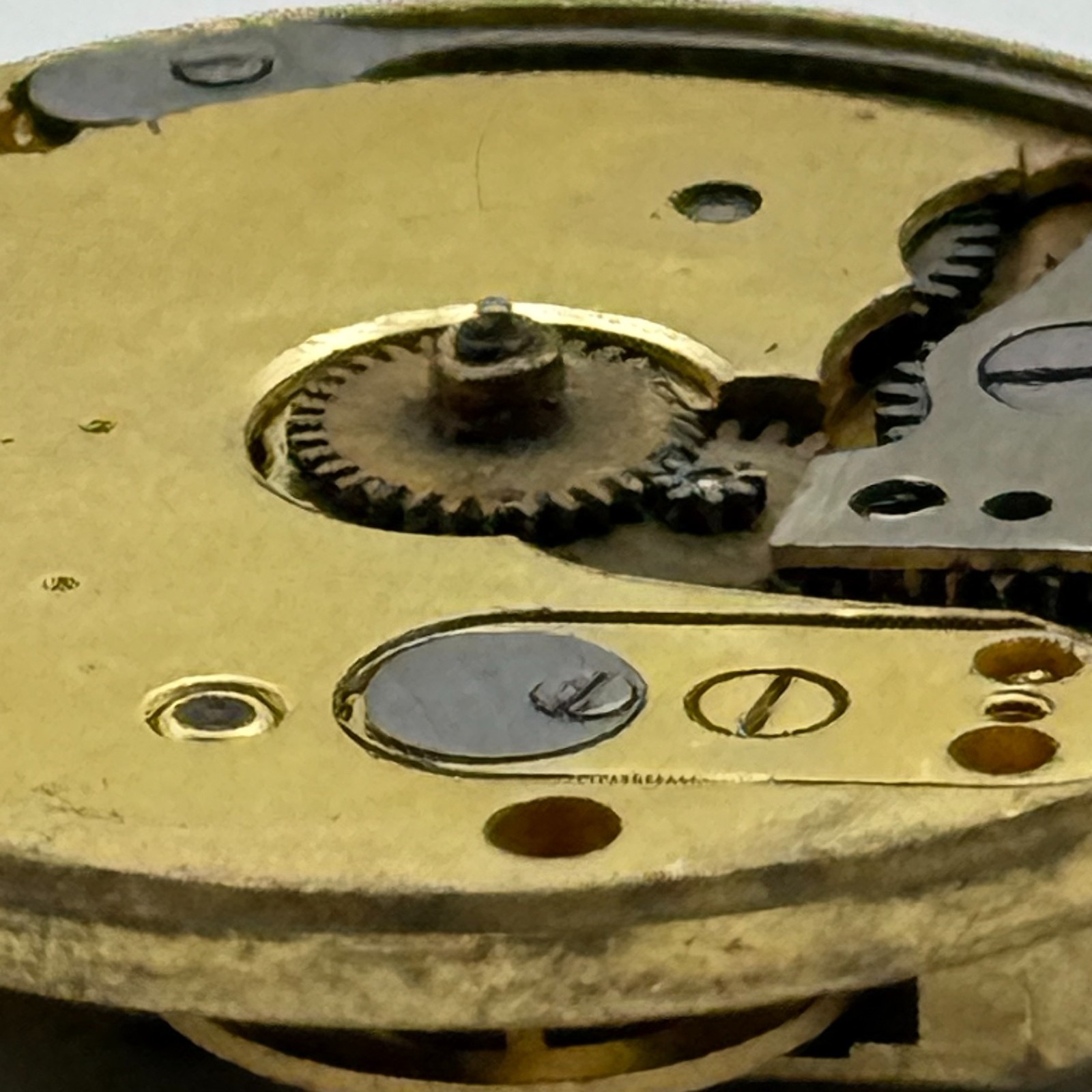 James Walker London Watch Movement Swiss Manual Wind Vintage Parts Repair 23.3mm