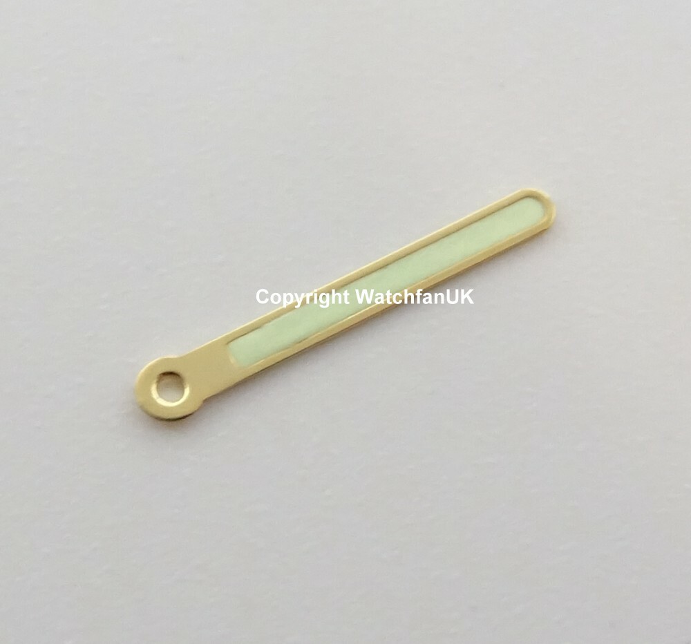 3 Watch Hands With Green Lume 1.2mm/0.7mm/0.2mm Fits all ETA Quartz