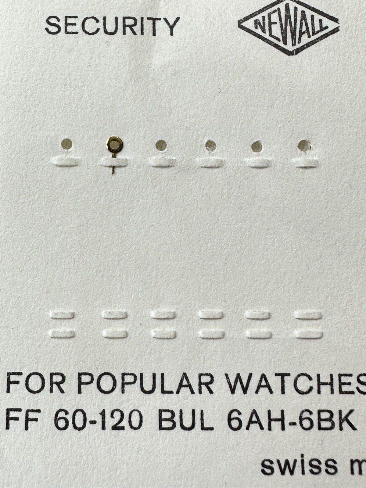 Newall GILT Spade Watch Hands MODELS IN DESCRIPTION LOT AS SHOWN 20-54