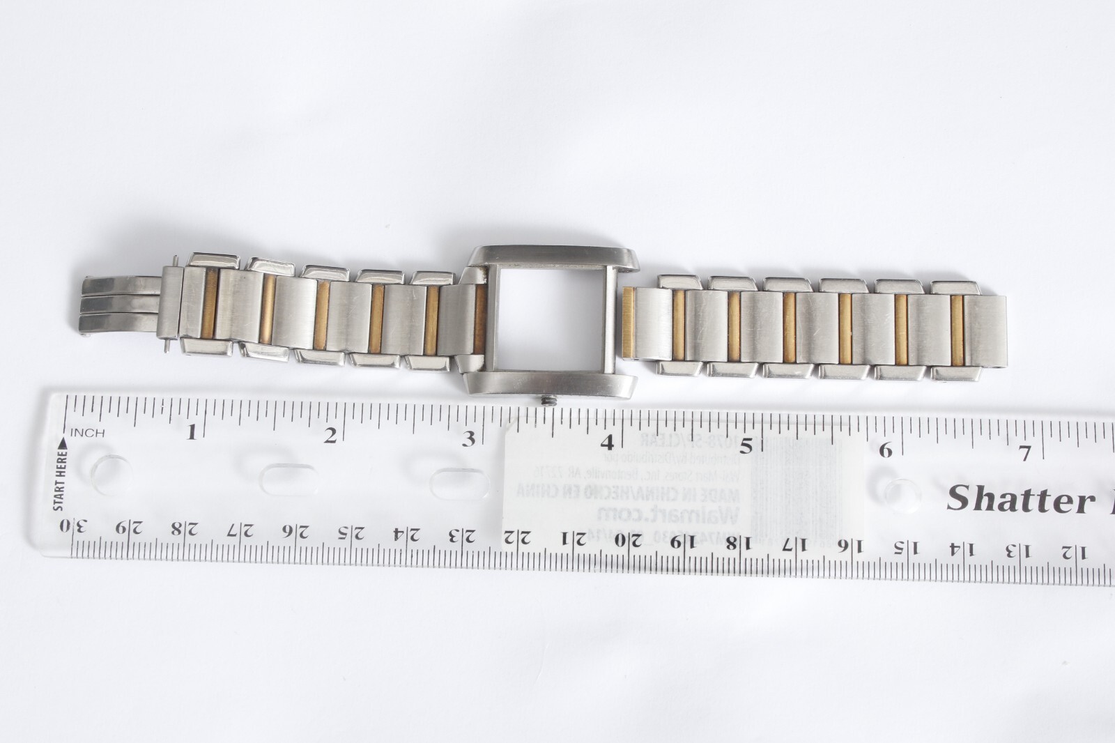 Cartier Large Size 2-Tone Tank Francaise Case,Buckle/Bracelet Missing Back/Mvt.