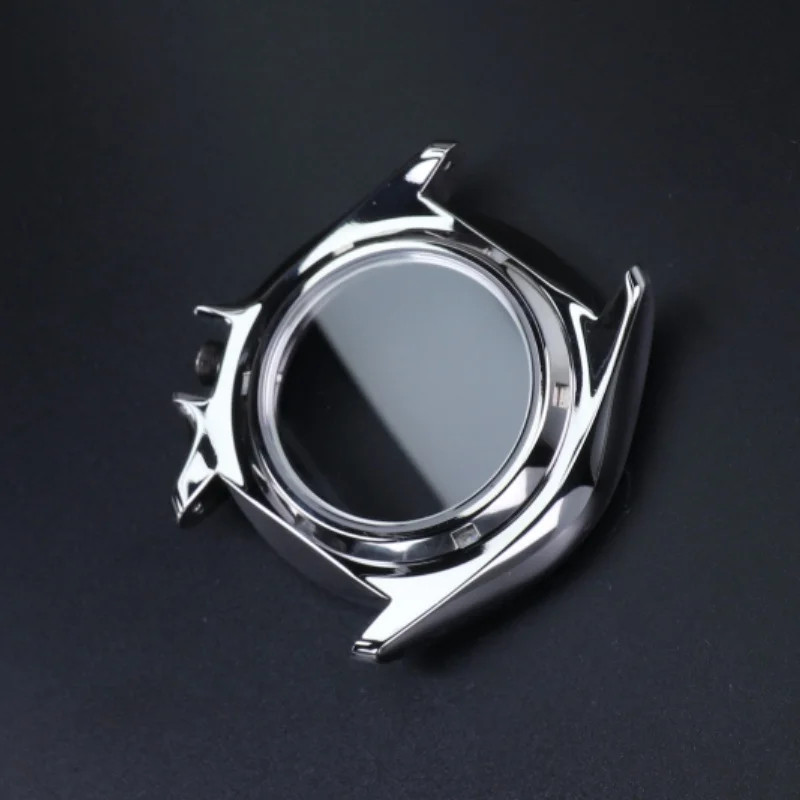Watch Case Back Crystal Glass Transparent Cover Steel Replacement Parts