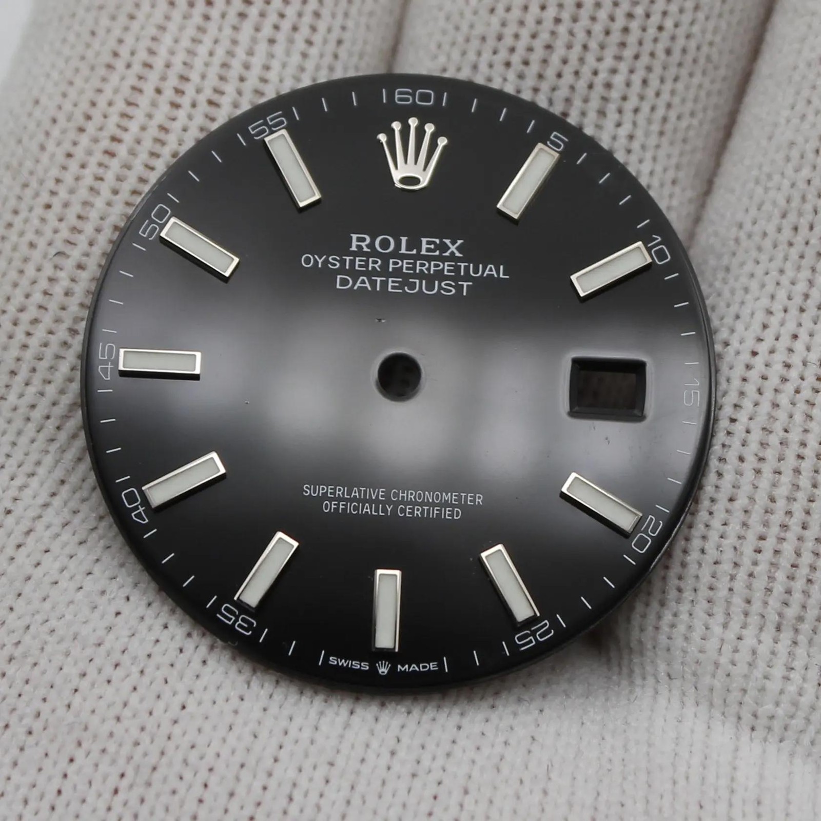 Rolex Oyster Perpetual Datejust Black Dial 126300 126334