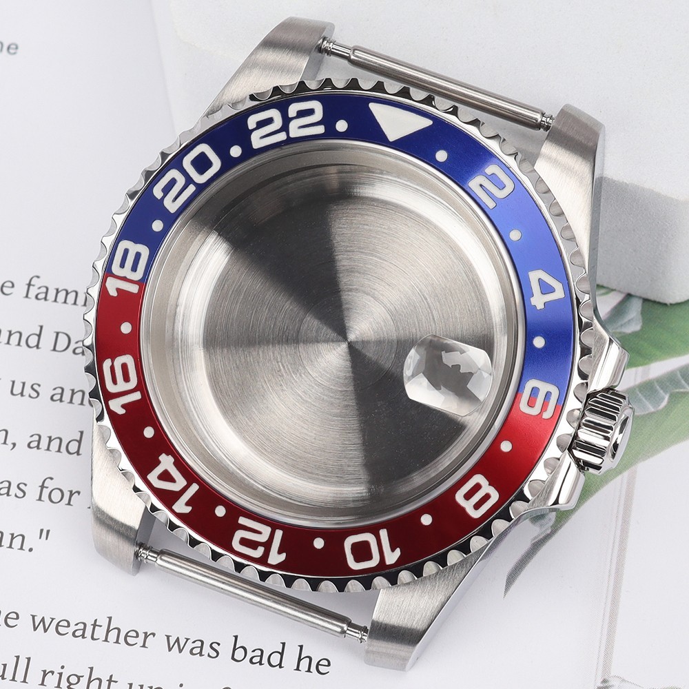 FEIYASHI 40mm Aviator Watch Case Rotating Bezel Sapphire For Seiko NH35 Movement