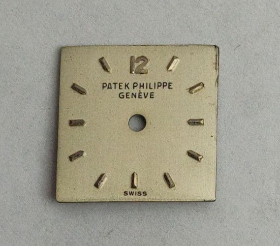 Vintage Genuine Patek Philippe 12.8mm Square Dial Ref 3285 Cal 13.5 Preowned