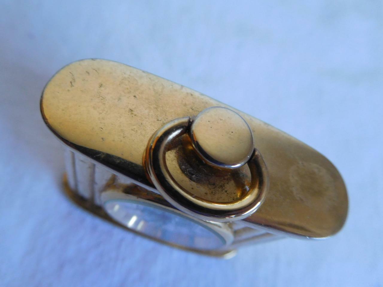 IDRC Lady vtg GREAT SEAL the STATE of OKLAHOMA Presentation pocket wind up WATCH