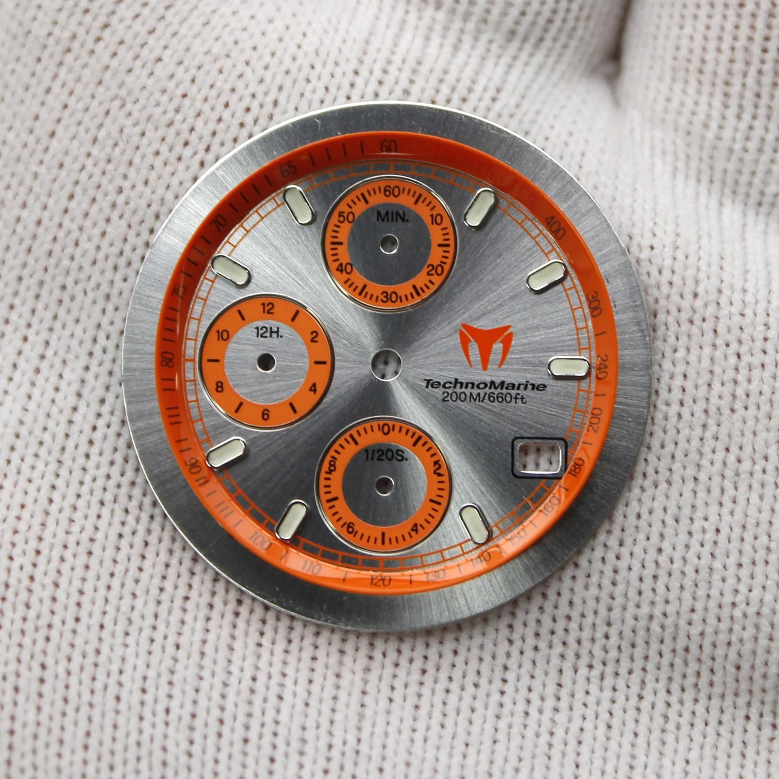 Technomarine Cruise 30mm Silver & Orange Sub-Dial For 36mm Watch