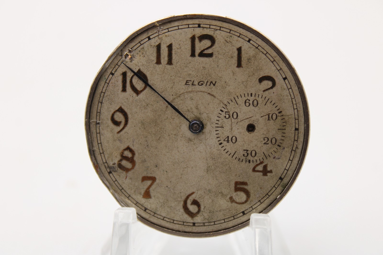 1917 ELGIN POCKET WATCH MOVEMENT 19637969 GRADE 344 12s 17j (TJ2)