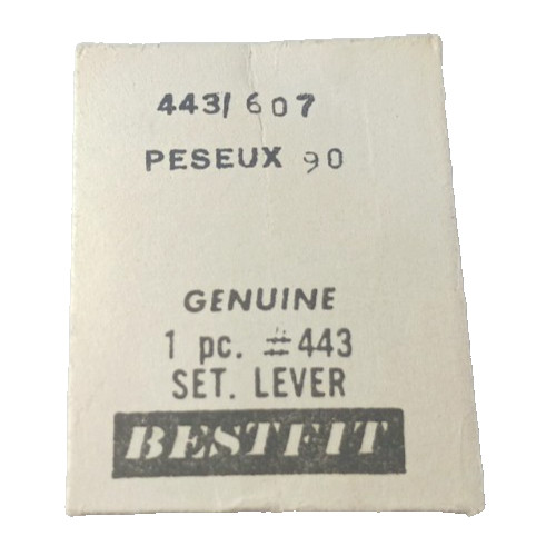 Peseux 90 Set Lever watch part #443/607