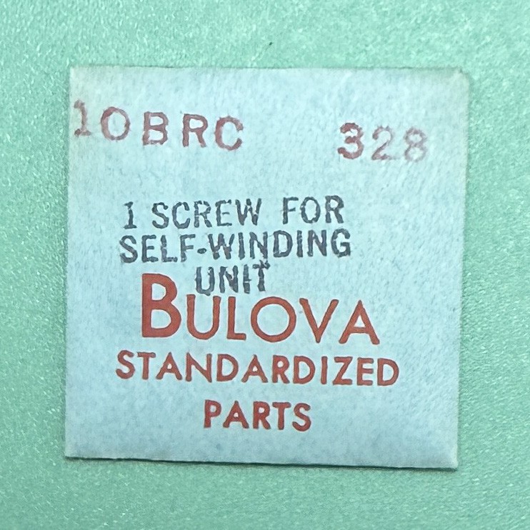Gen Bulova Part 328 Screw for Self-Winding Unit 10BRC 10CMC 10CSC 8BBA 9AR 9ARC