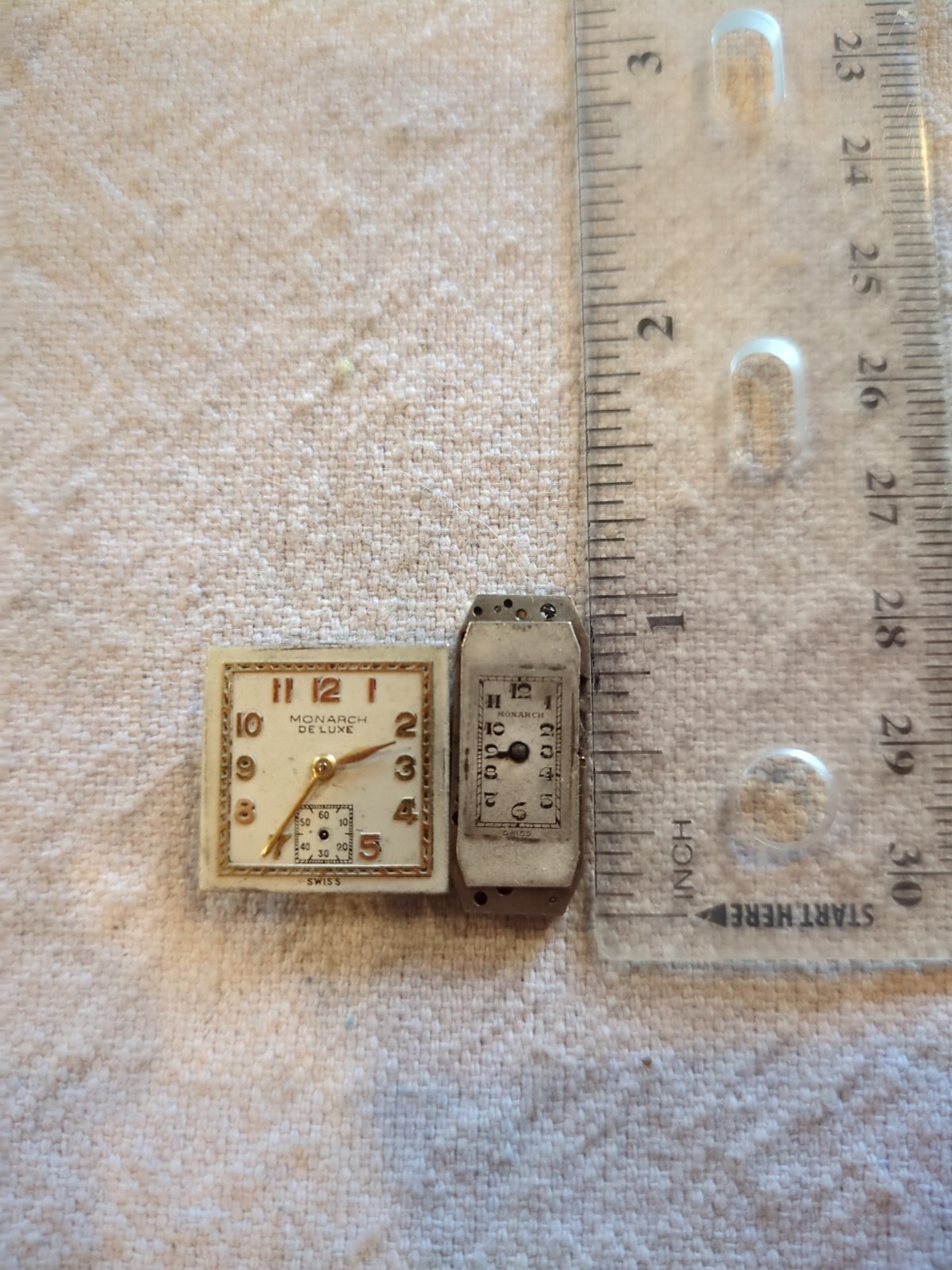 Lot Of 15 Watch Vintage Movements. Accromatic, Invicta, Latham, Dwelsa, Monarch!