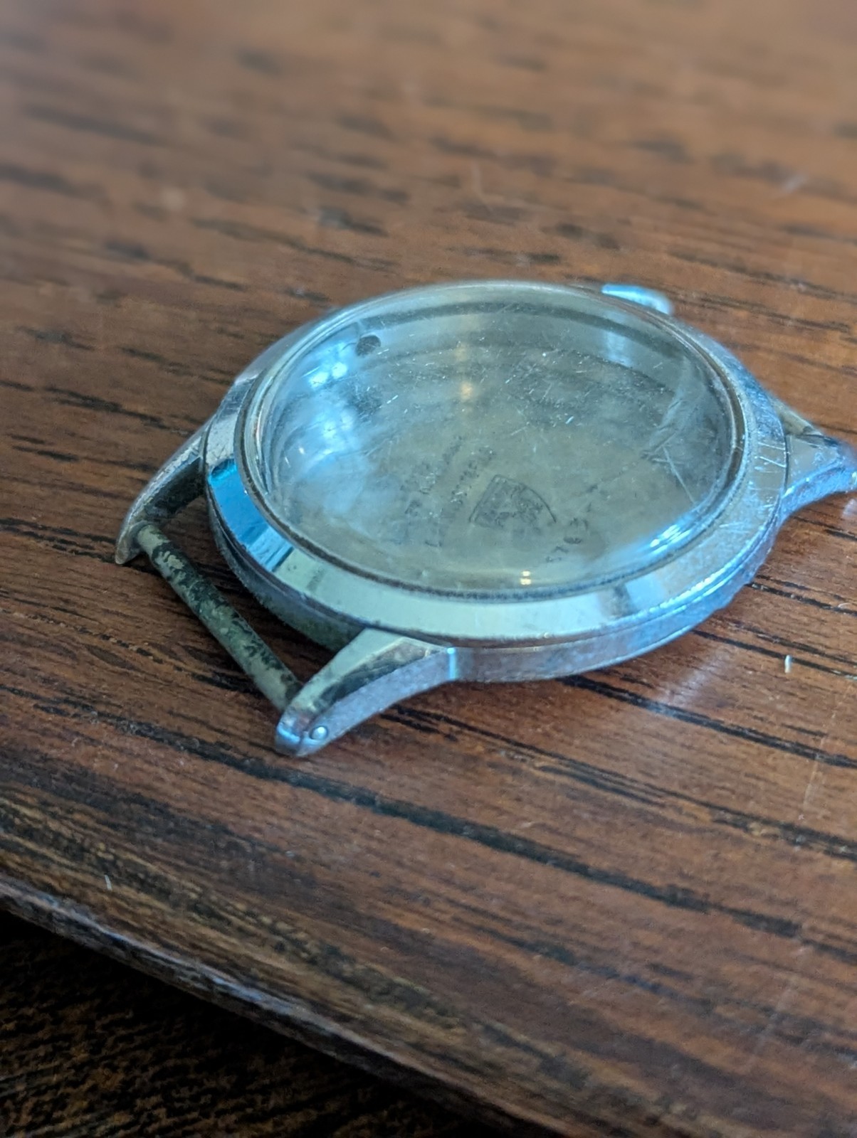 1960s Tissot SeaStar Watch Case, 6743-7, Used Condition, Watchmaker Part #S359