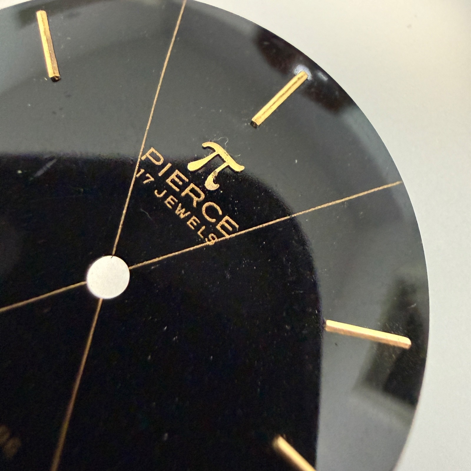 Pierce Watch Dial 30.4Mm Sector And Gilt