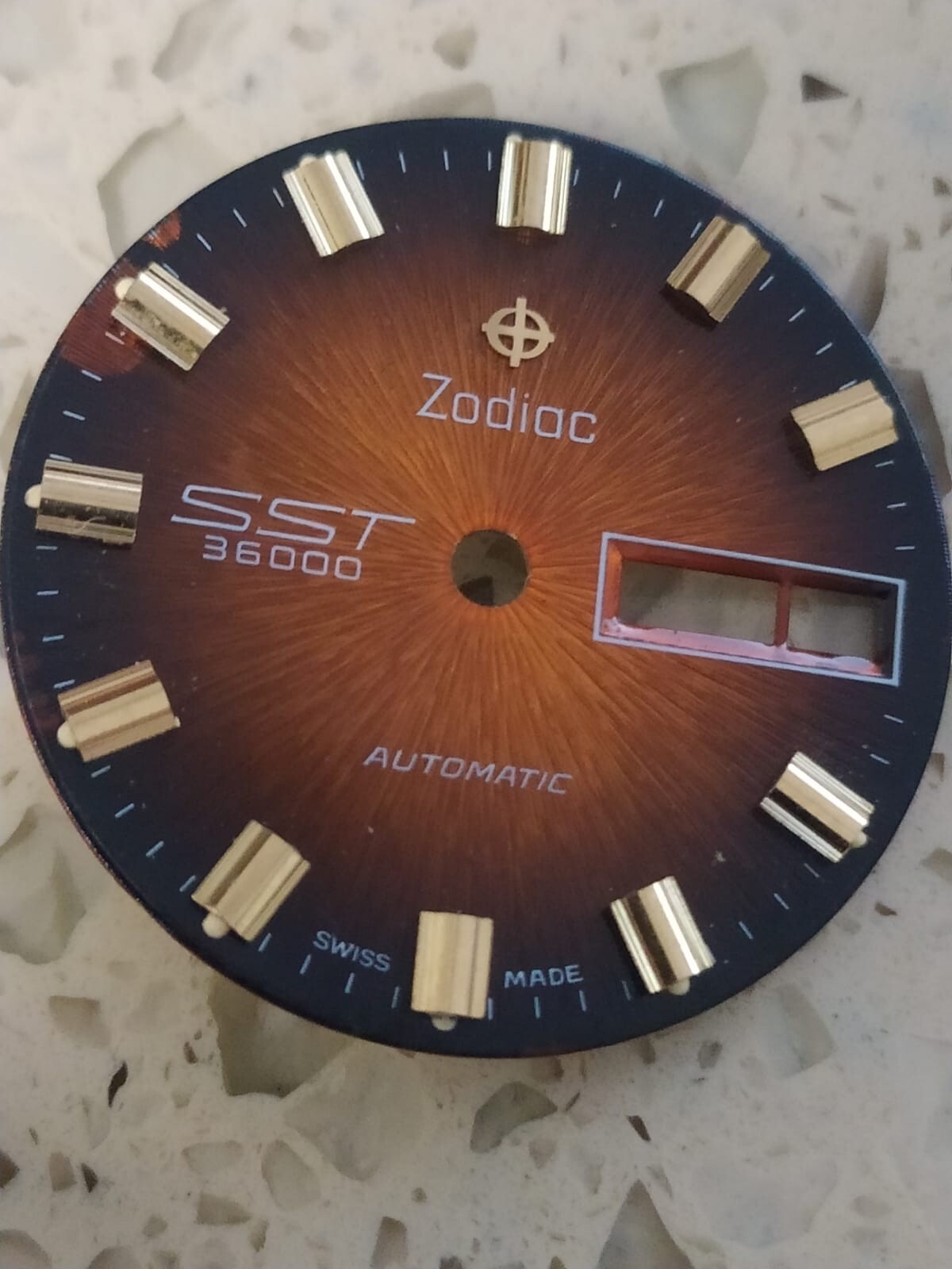Zodiac SST 36000 Hi Beat Automatic Cal 86 Part Dial 27.50 mm Swiss