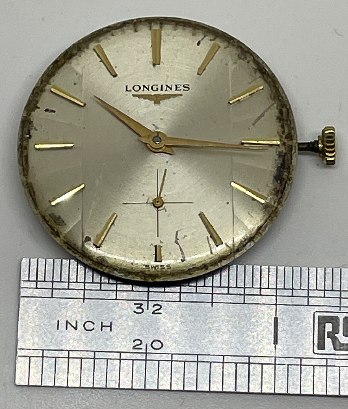 LONGINES 23Z MOVEMENT 17 Jewels Swiss Does Not Run