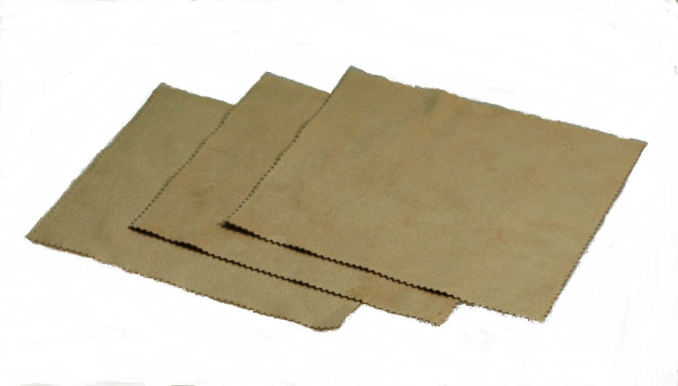 Beige – Travel Size – 3 Pack Horosafe Watch Buff Cleaning Cloth for Dunhill