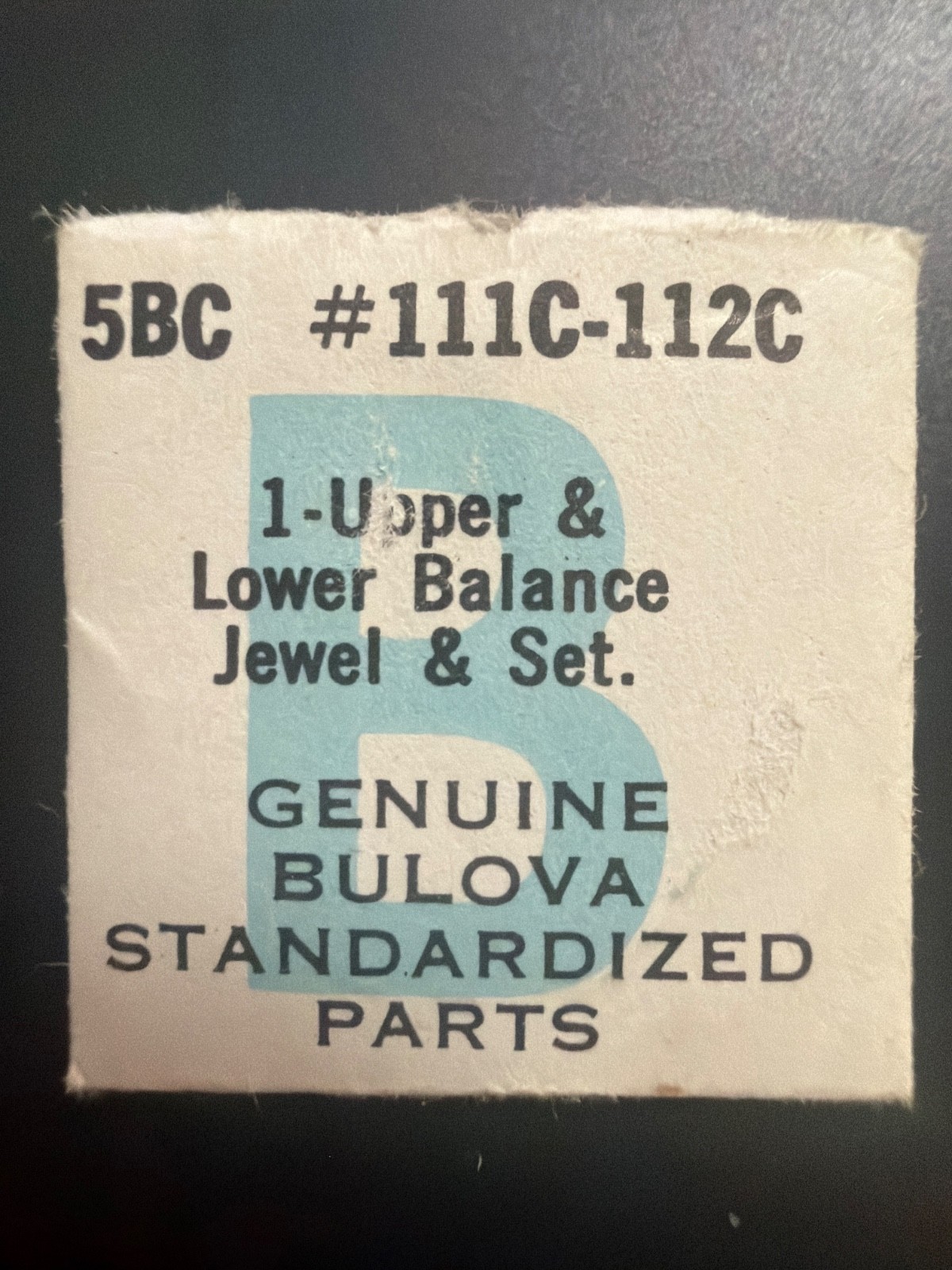 Bulova Shock Parts – #111 #111C-112C #111B-112B #111F-112F #112D #117F