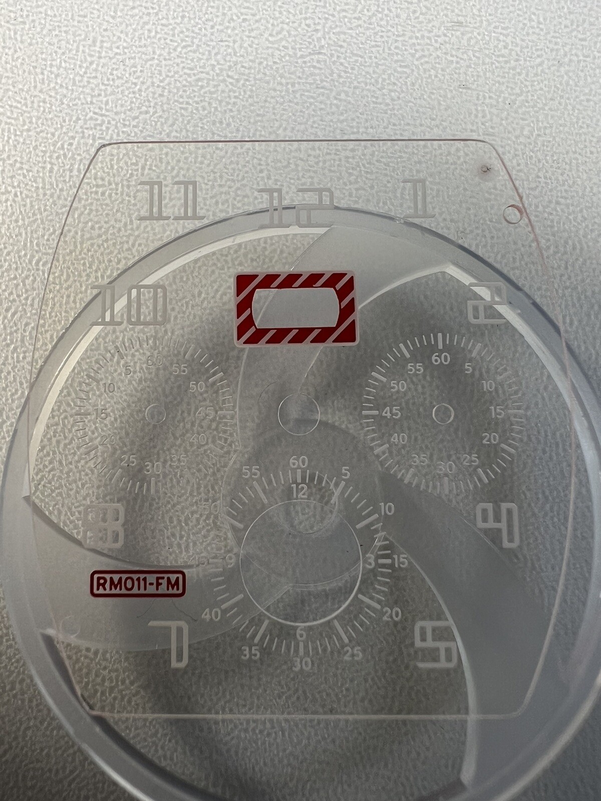 Replacement Glass Dial Fits Richard Mille RM011-FM