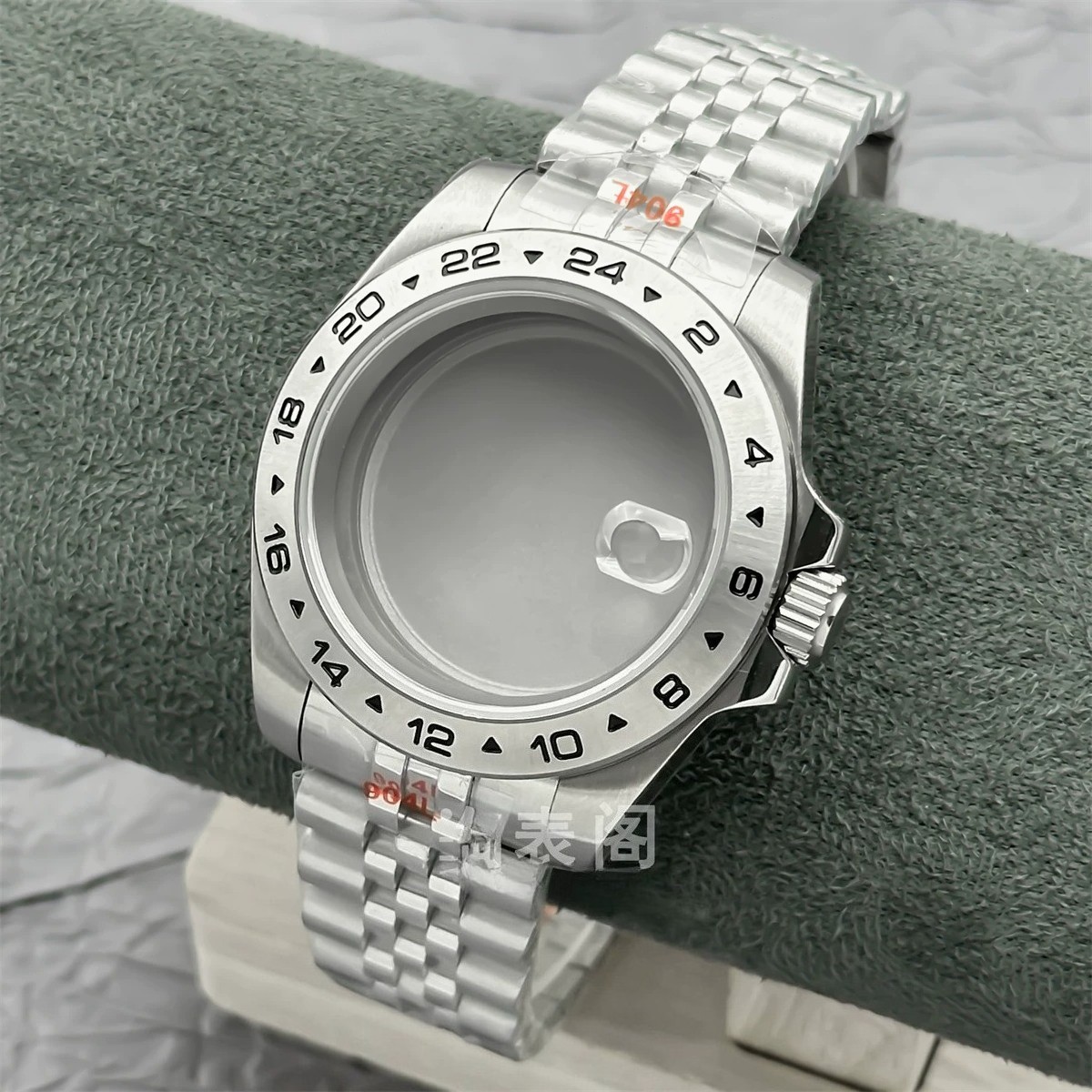 DIY Watch Part Kit for Explore II ETA 2824 40mm 42mm Watch Case + Steel Strap