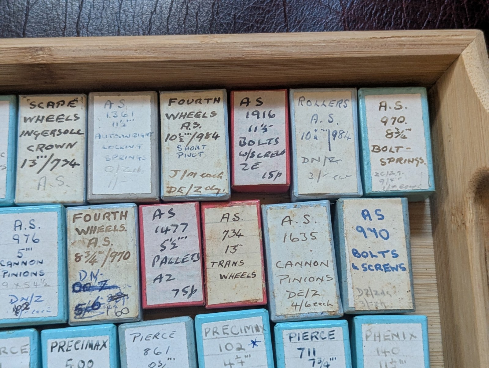 Watch Parts, New Old Stock in Boxes, Various Makes / Cals, AS, Pierce etc #R607