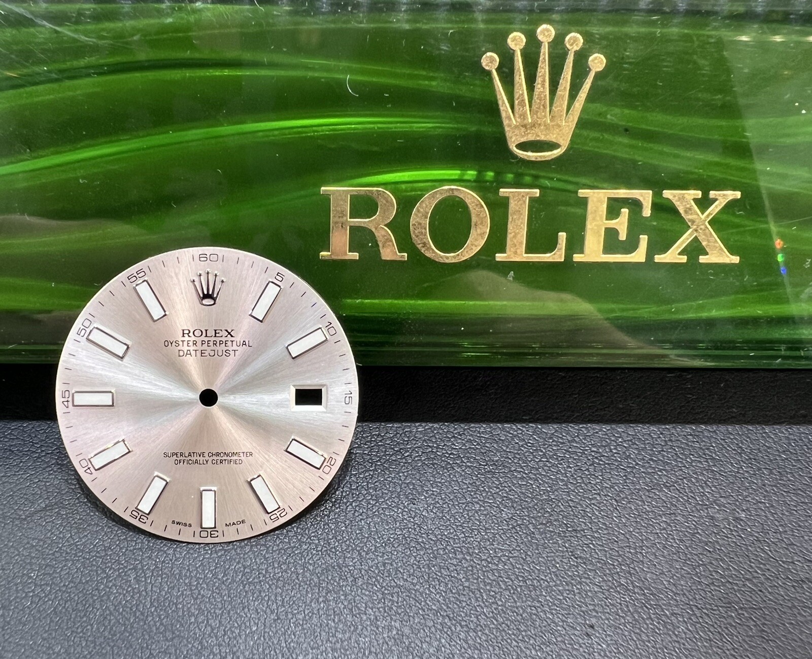 Original Rolex Datejust Dial Silver Index 41mm Model 116334/116300