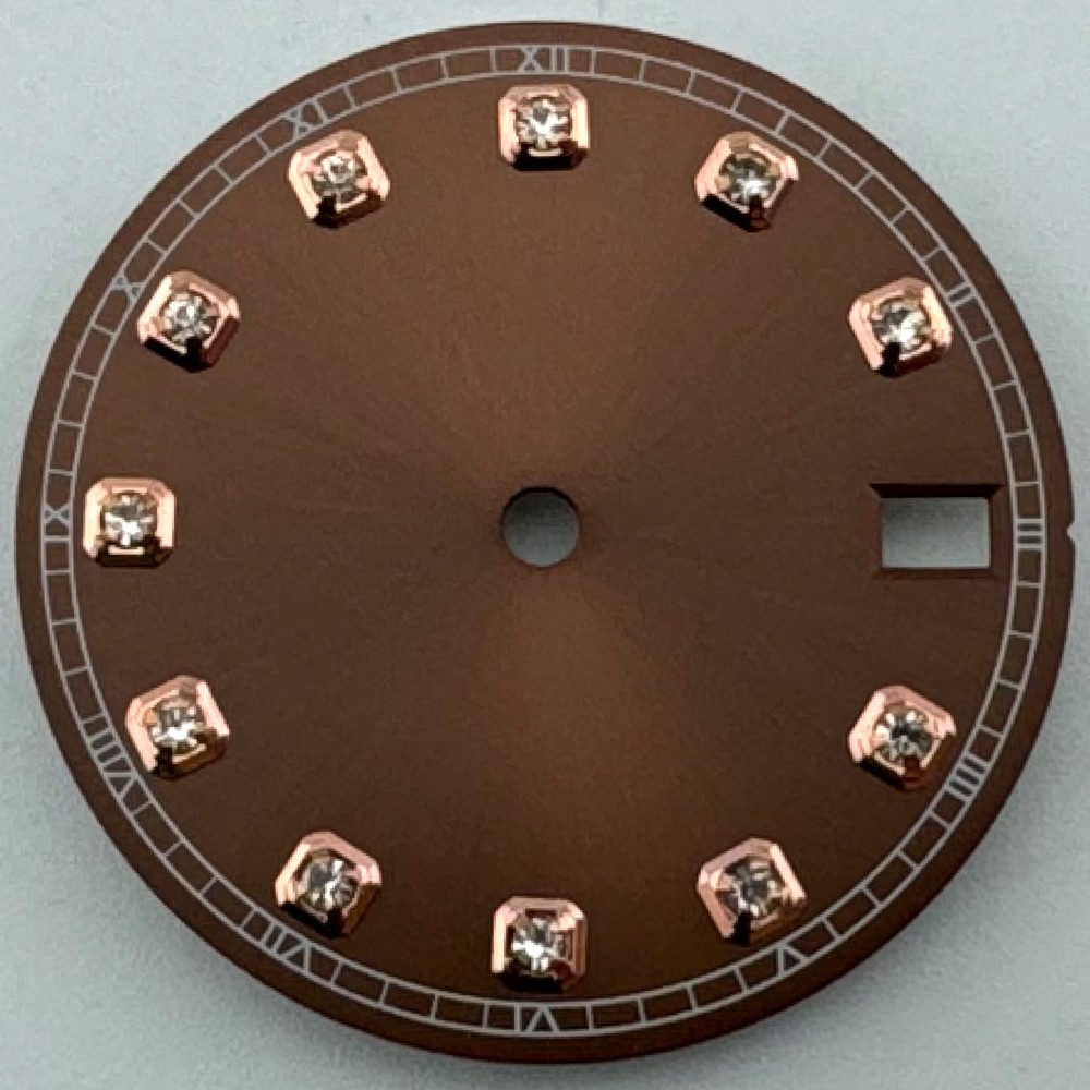 28.5mm Sterile Dial Fit NH35 NH34 Movement 3/3.8 O’clock Crown Black Green White