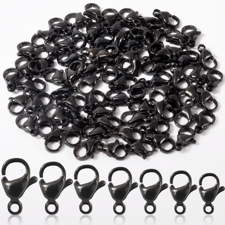 Stainless steel lobster buckle DIY jewelry bracelet necklace connecting 20PCS