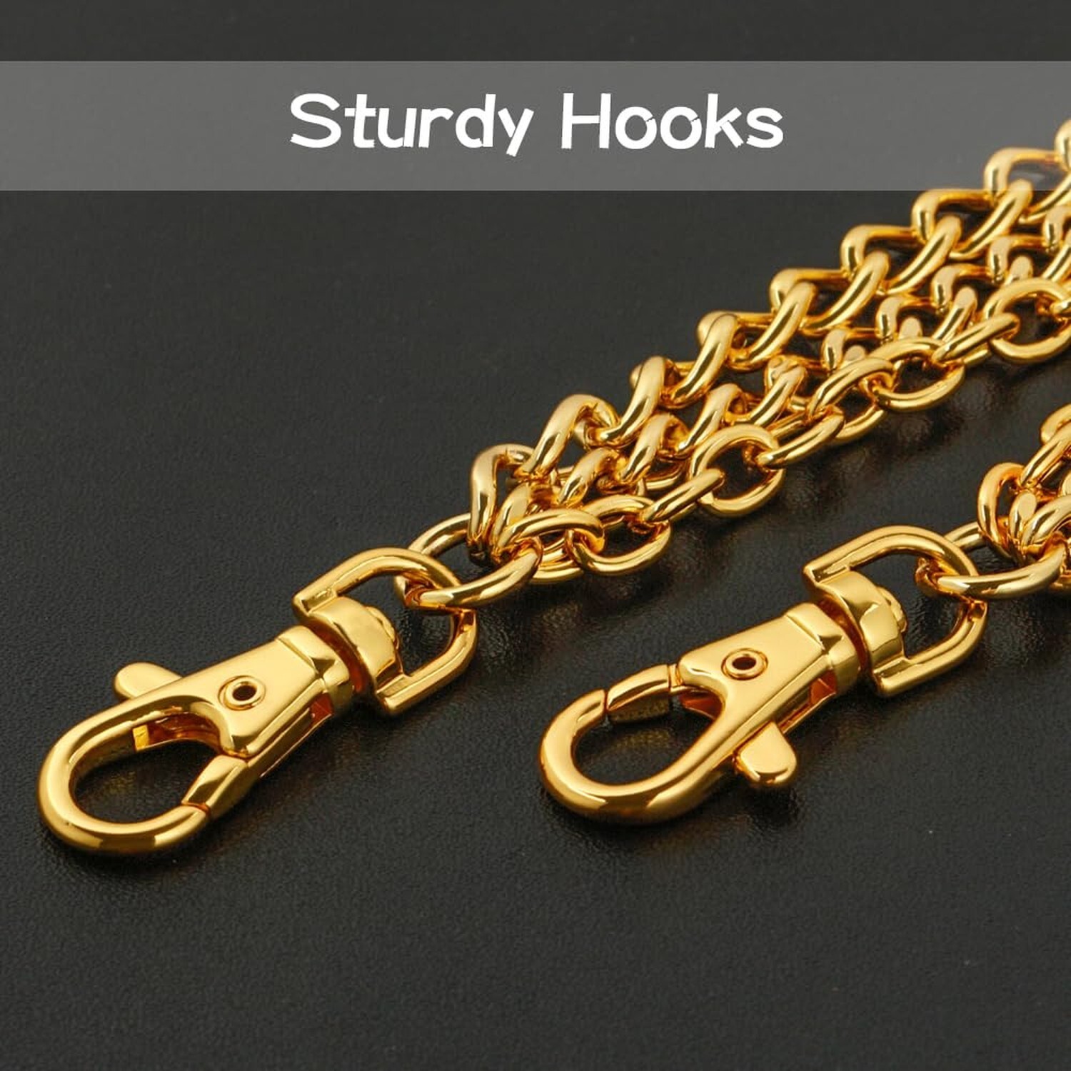 Gold/Silver Customizable Pocket Watch14 Inch Chain with Twisted Thick & T Bar…