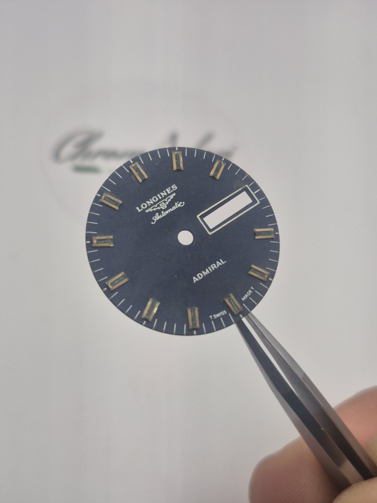Longines 8557 Dial Hands Dial Spheres Longines 8557 Diver Vintage Dial