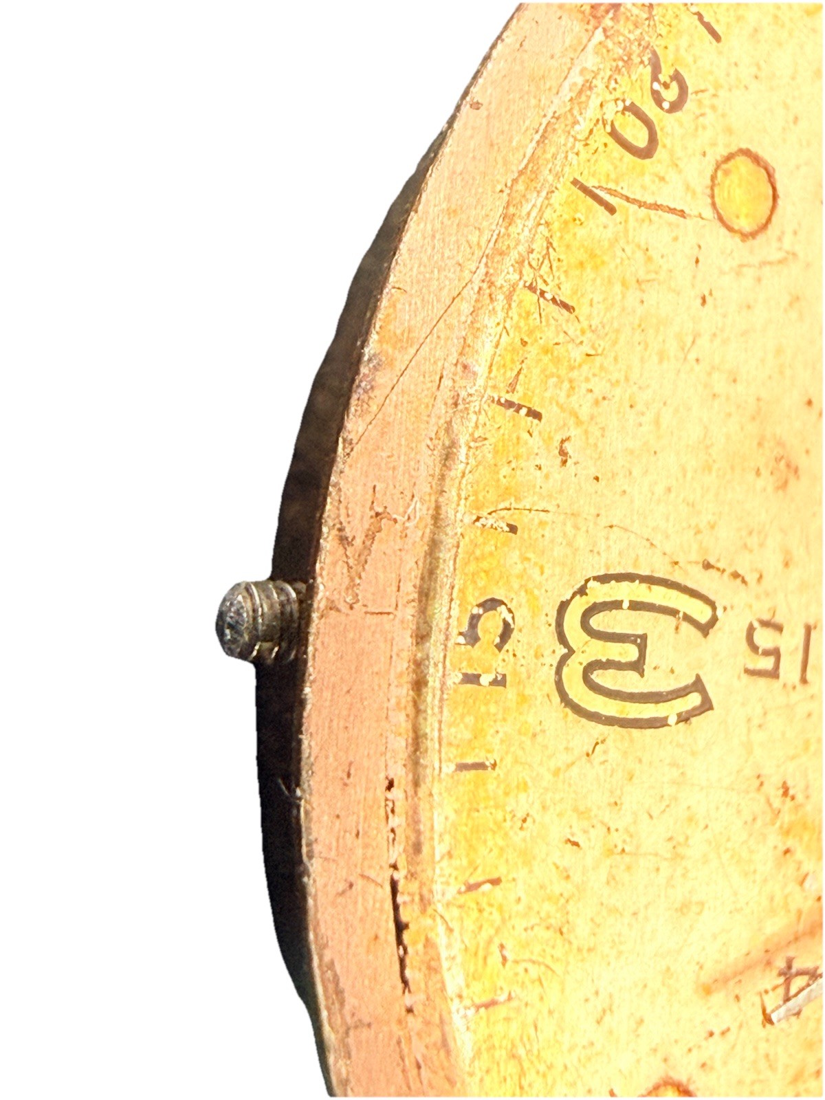 Vintage Rotary 17J Swiss Watch Movement Cal 4/680 Dial Hands Parts Repair