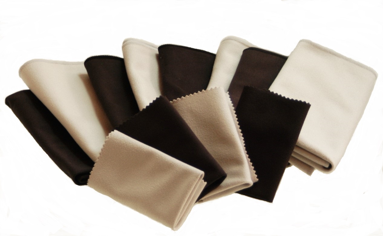 Watch Buffing Aid Horosafe Buffing Cleaning Cloth Kit – Lot of 12 Black & Grey