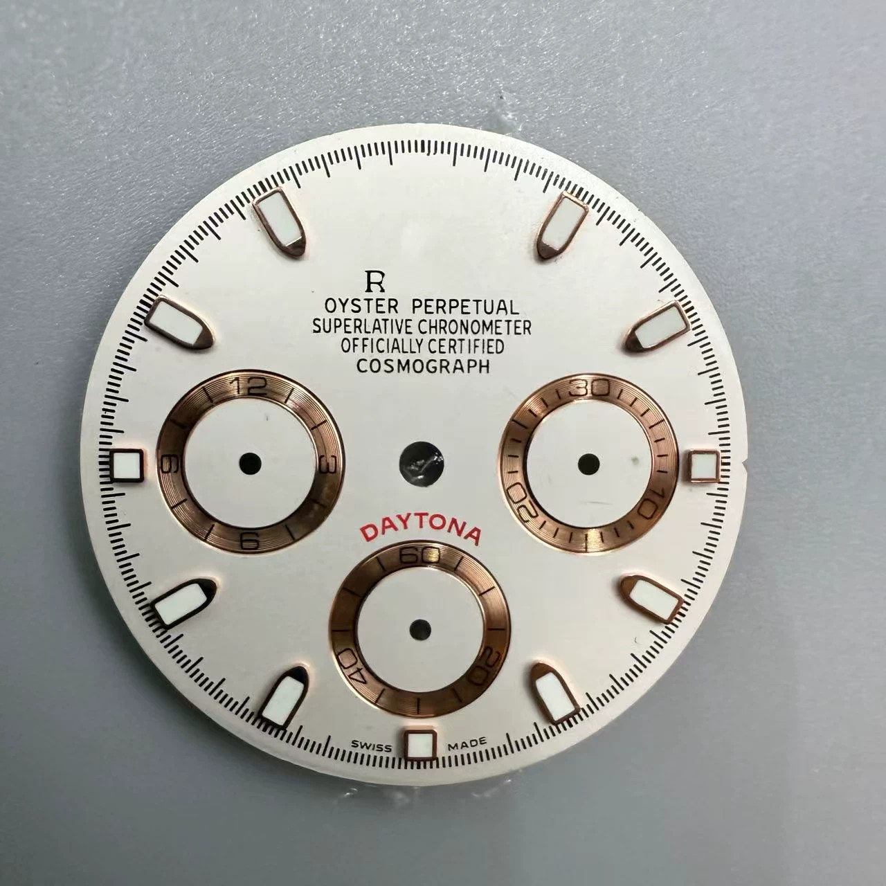29.5mm Multi-functional Watch Dial Green Luminous For VK63 Movement Watch Parts