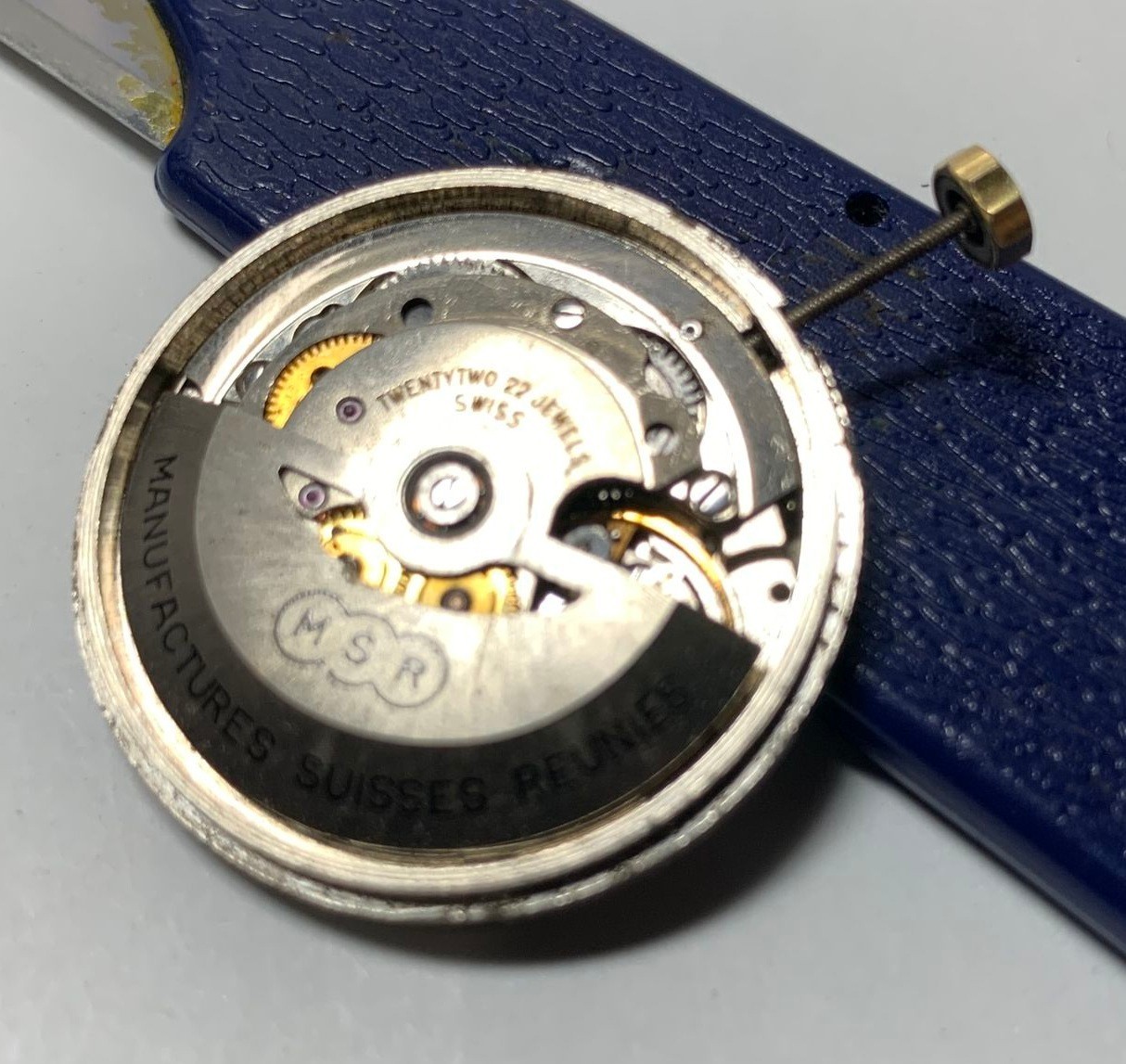 1960s Vulcain METEOR Exactomatic MSR 22 Jewels Automatic Date @6:00 Movt & Dial!