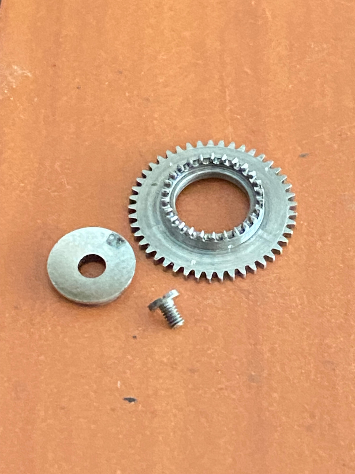 VINTAGE WINDING WHEEL 3 PC SET FOR 16 SIZE WALTHAM CRESCENT ST. MODEL 1899. 21 J