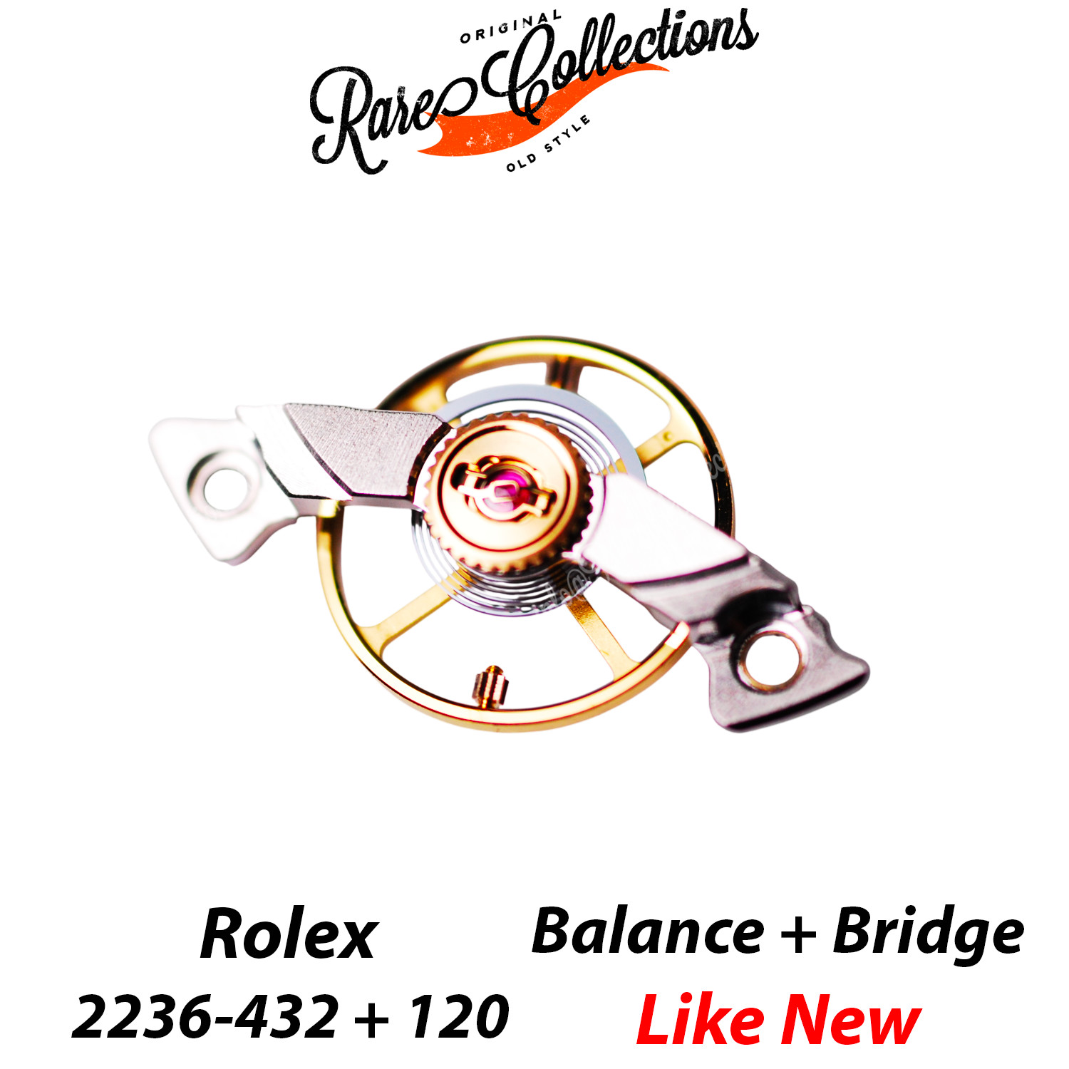 Rolex 2236-432 + 120 Excellent condition Balance Bridge Wheel Assembly