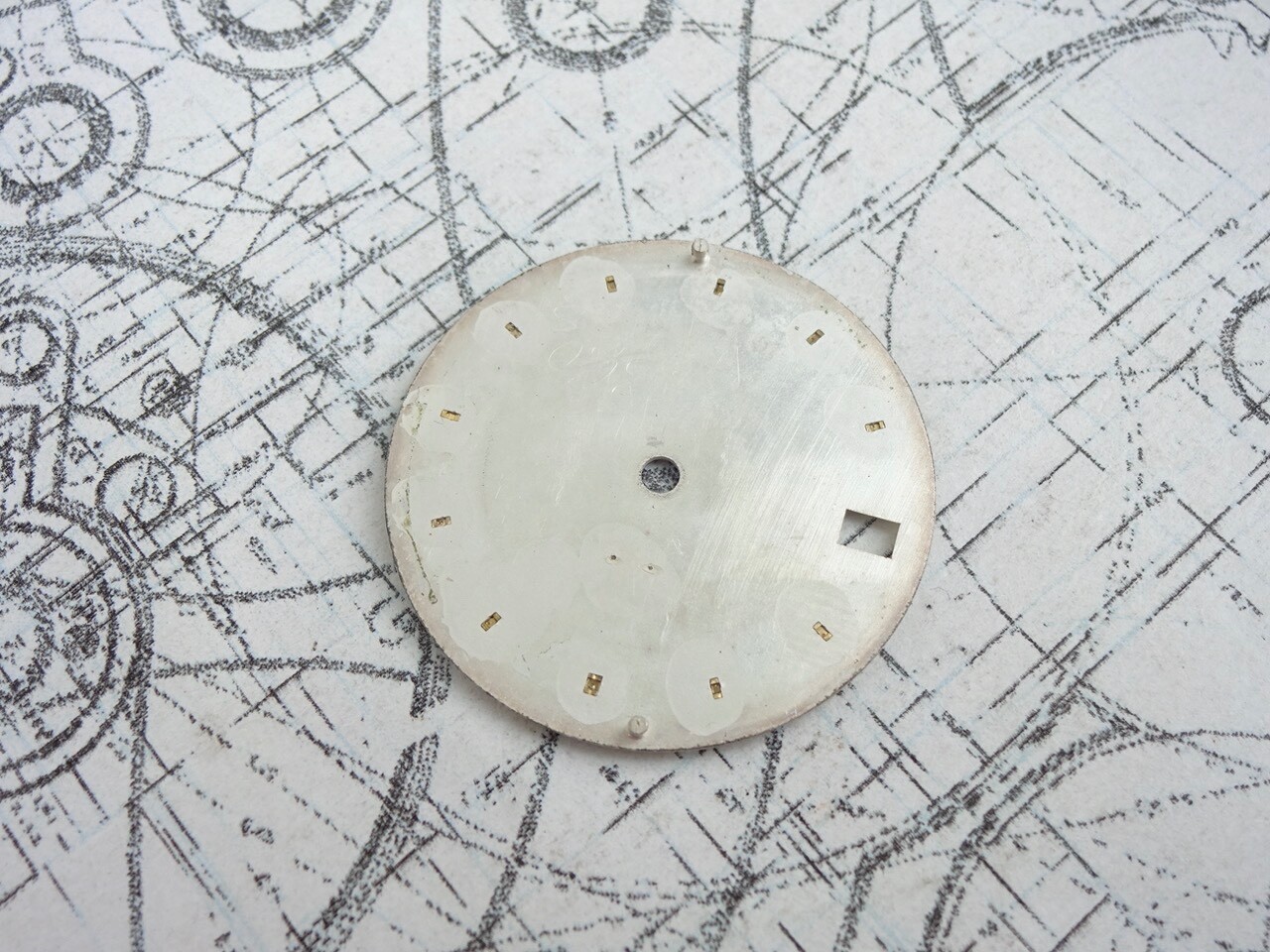 Longines Dial + Hands For ‘Ultronic’ Tuning Fork cal 6312 (ESA9162) (ref 257A)