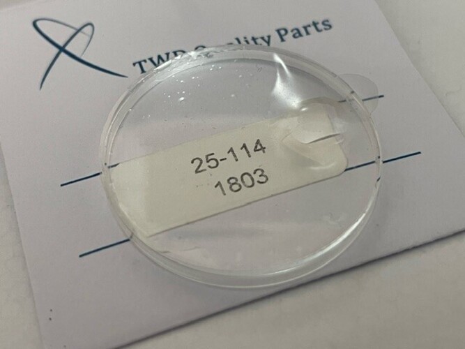 Rolex Acrylic glass 25-114 to fit 36mm Day-Date models 1803 Superior Quality!