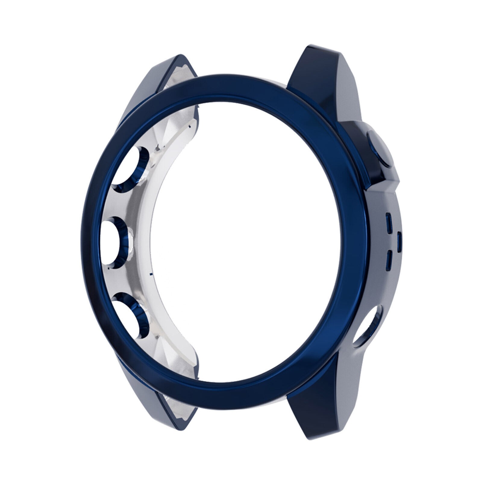 For Garmin Fenix 7 Sapphire Watch Frame TPU Silicone Protector Bumper Case Cover