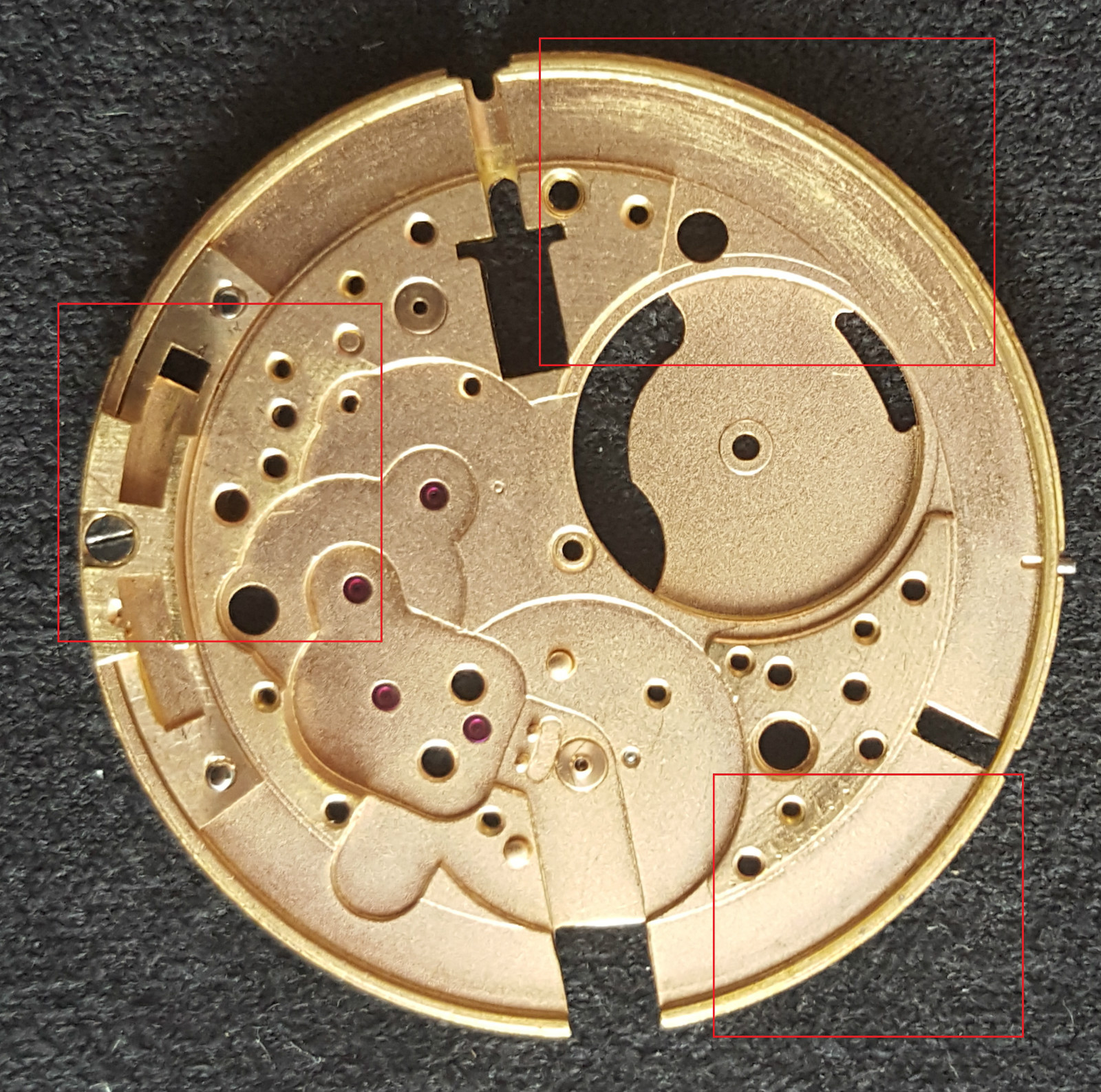 Omega Caliber 342 Part Number 1000 (Mainplate)