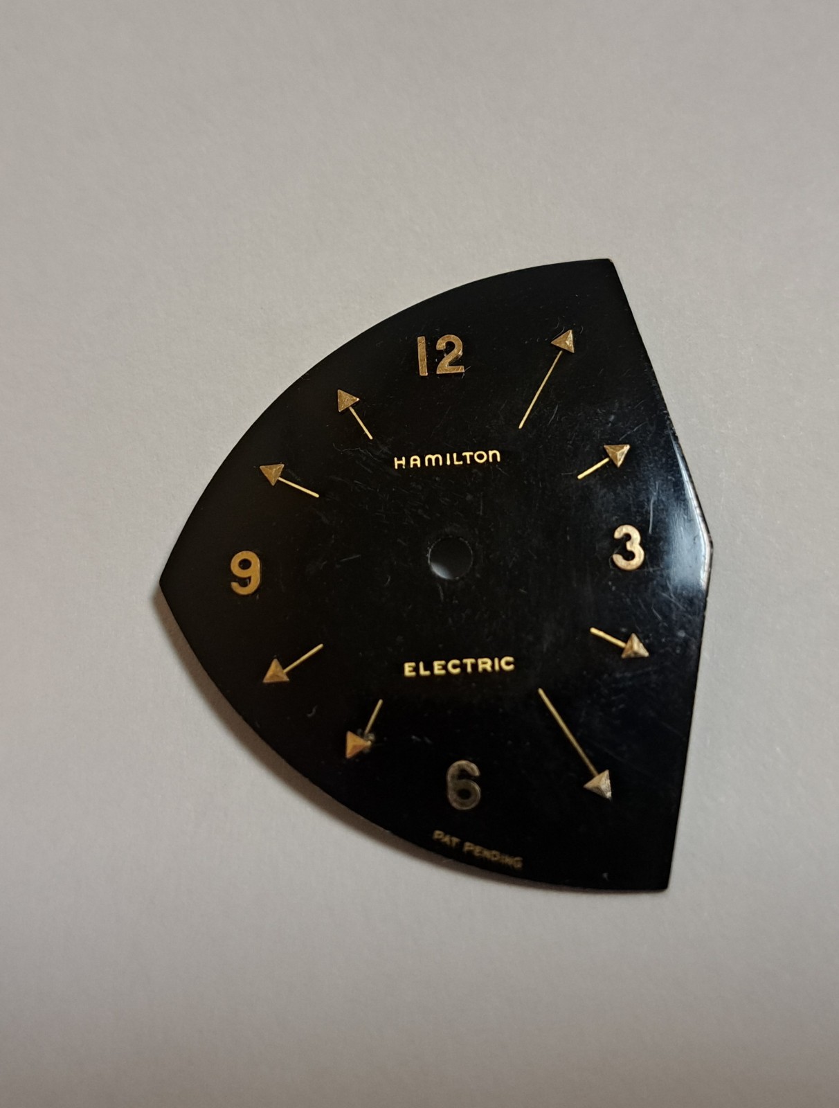 Rare: Original Hamilton Electric Pacer watch dial c