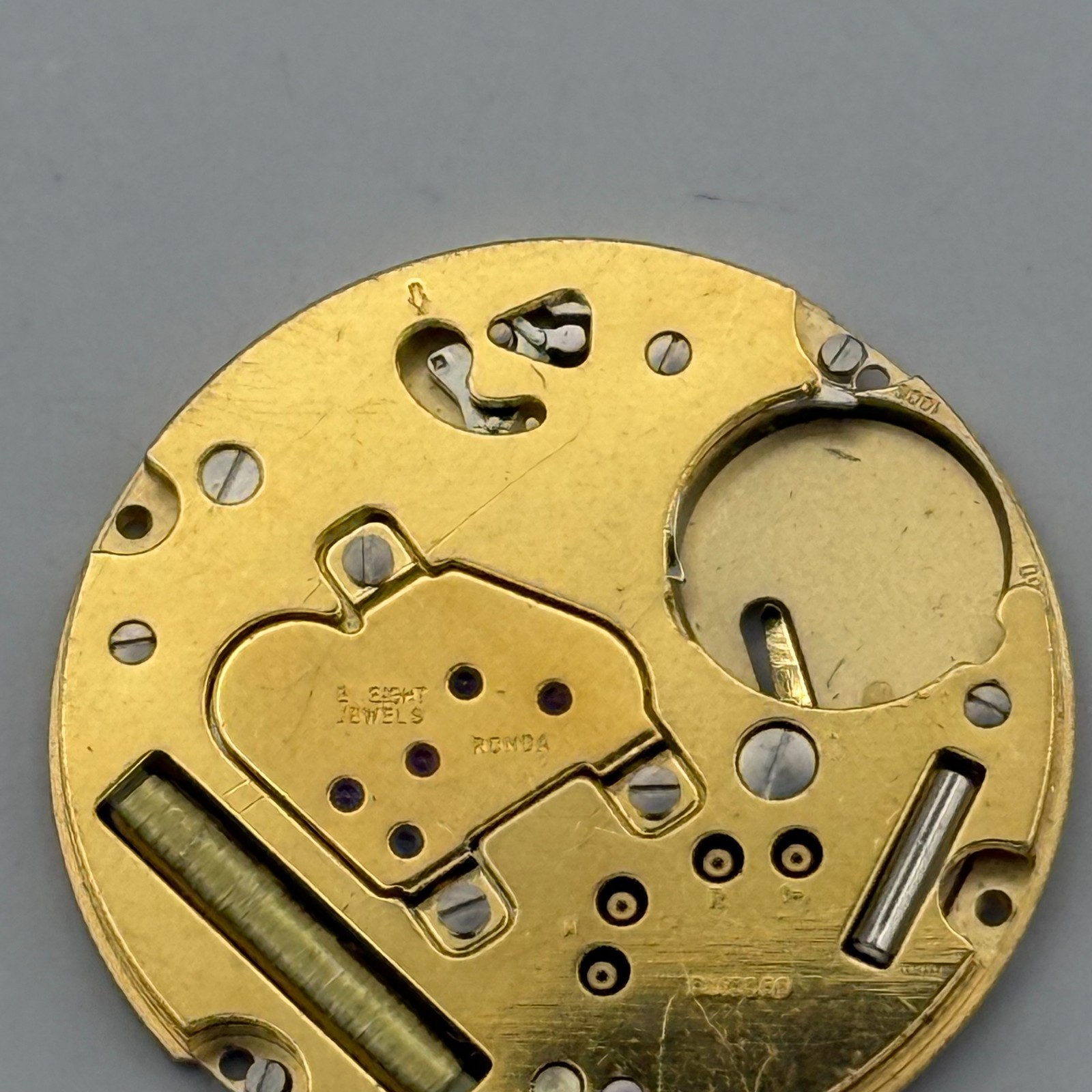 Ronda 1006 Watch Movement Quartz Swiss 8 Jewels Vintage Parts Repair 23.9mm