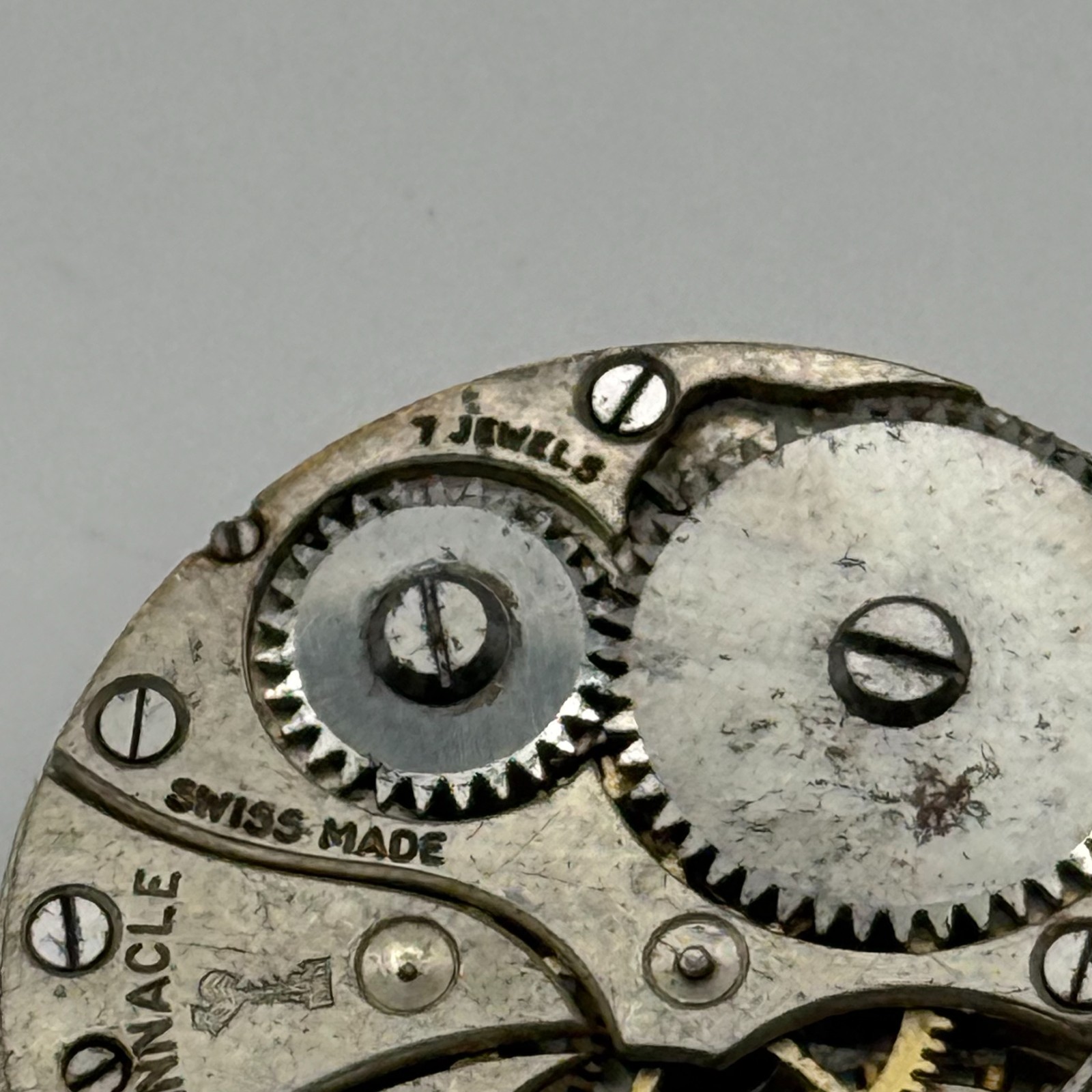 Pinnacle Trench Watch Movement Sub Seconds Red 12 Swiss Manual Wind Parts 28.8mm
