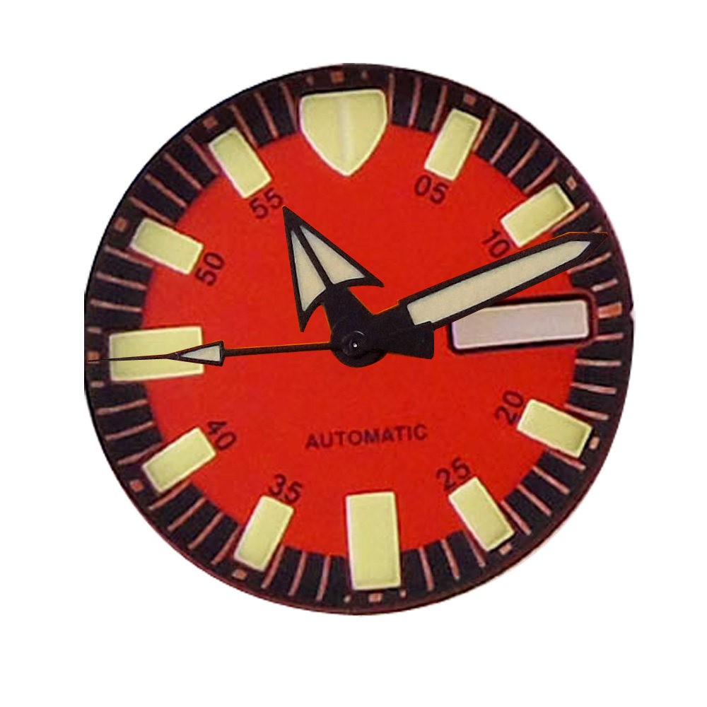 29mm Lume Diver Dial Triangle Indices Day Date Fit Auto Movement