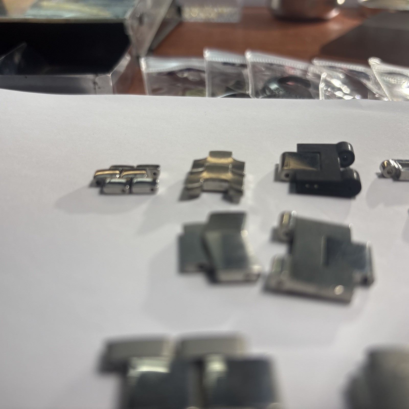 MOVADO ASSORTED LINKS (ALL AS IS)(PACKAGE DEAL)