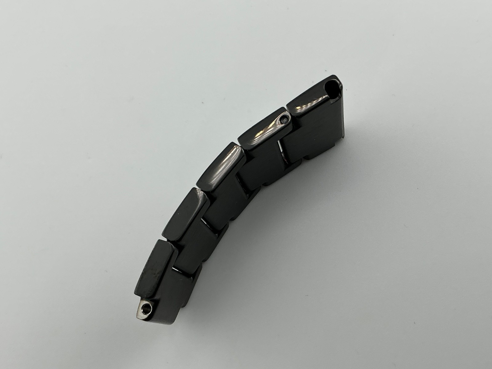 Citizen Caseback B612-S087911 Black Tone Stainless Steel CONTINUOUS Partial Band