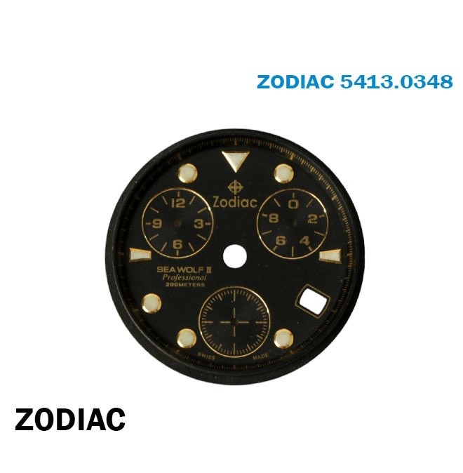 Zodiac Sea Wolf II Professional 200M Ref. 5413.0348 -Size 29.43mm-200 Meters.
