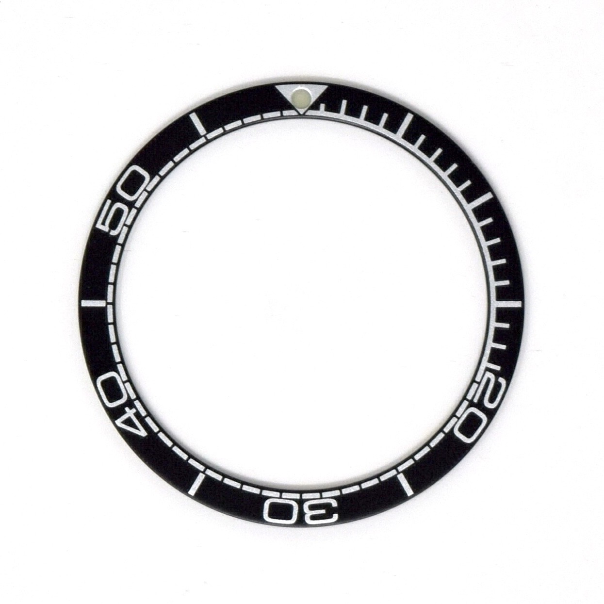 SKX007/SRPD Flat Bezel Insert – Planet Ocean Style – Black/Silver – CT691