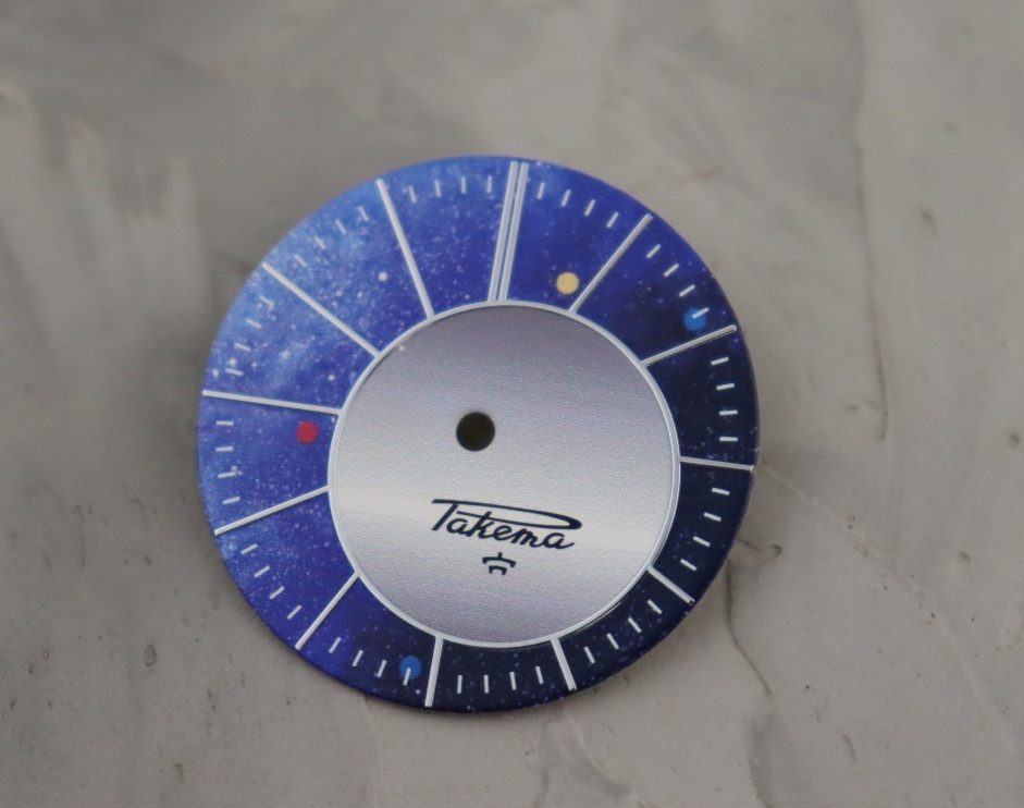 Dial for vintage wristwatches Soviet Watch Raketa Copernic, Kopernik