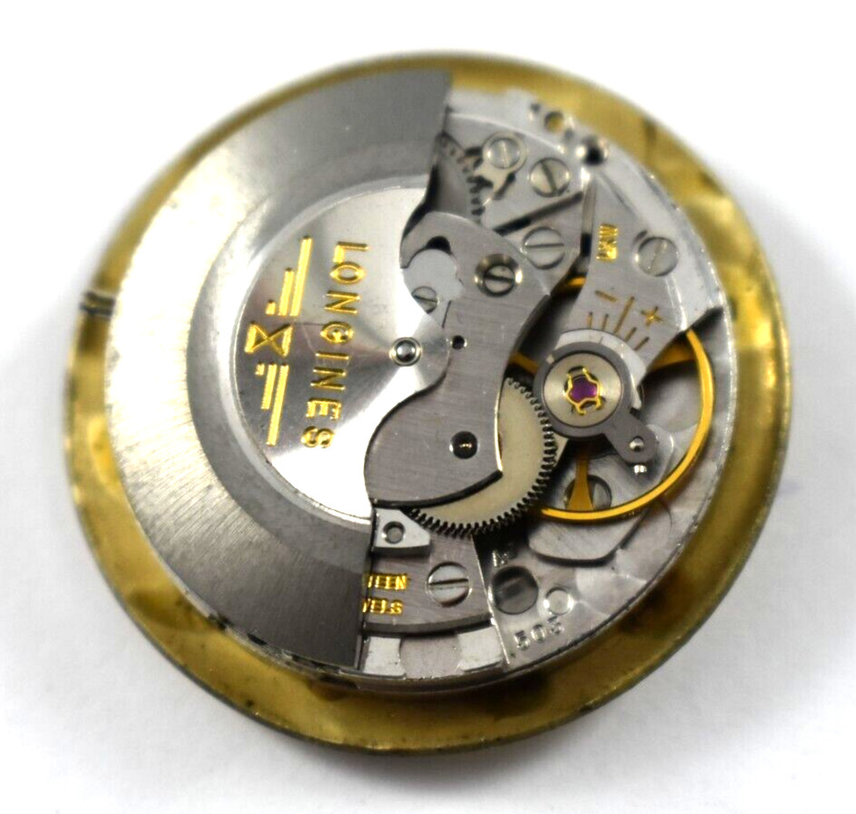Vintage Longines Admiral Automatic Day Date 17J 503 Wrist Watch Movement lot.fp