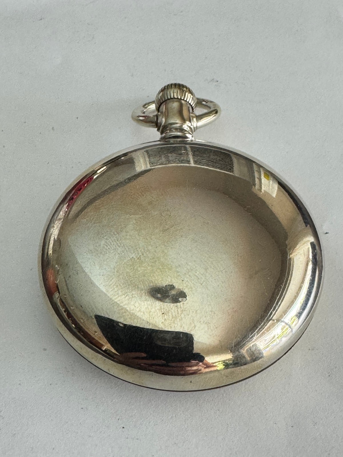 VINTAGE 18 SIZE CRESCENT POCKET WATCH SWING OUT CASE PENDANT & LEVER SET